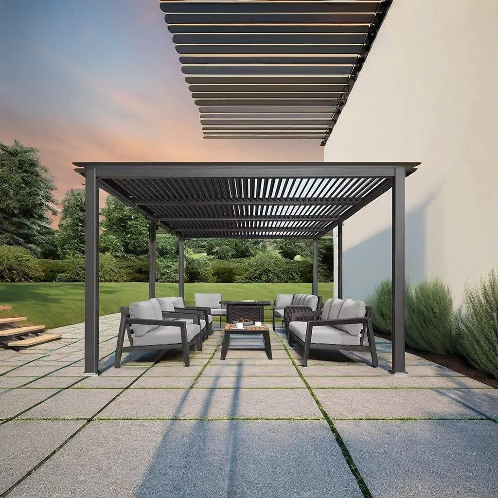 Qu'est-ce qu'une pergola barbecue en aluminium ?