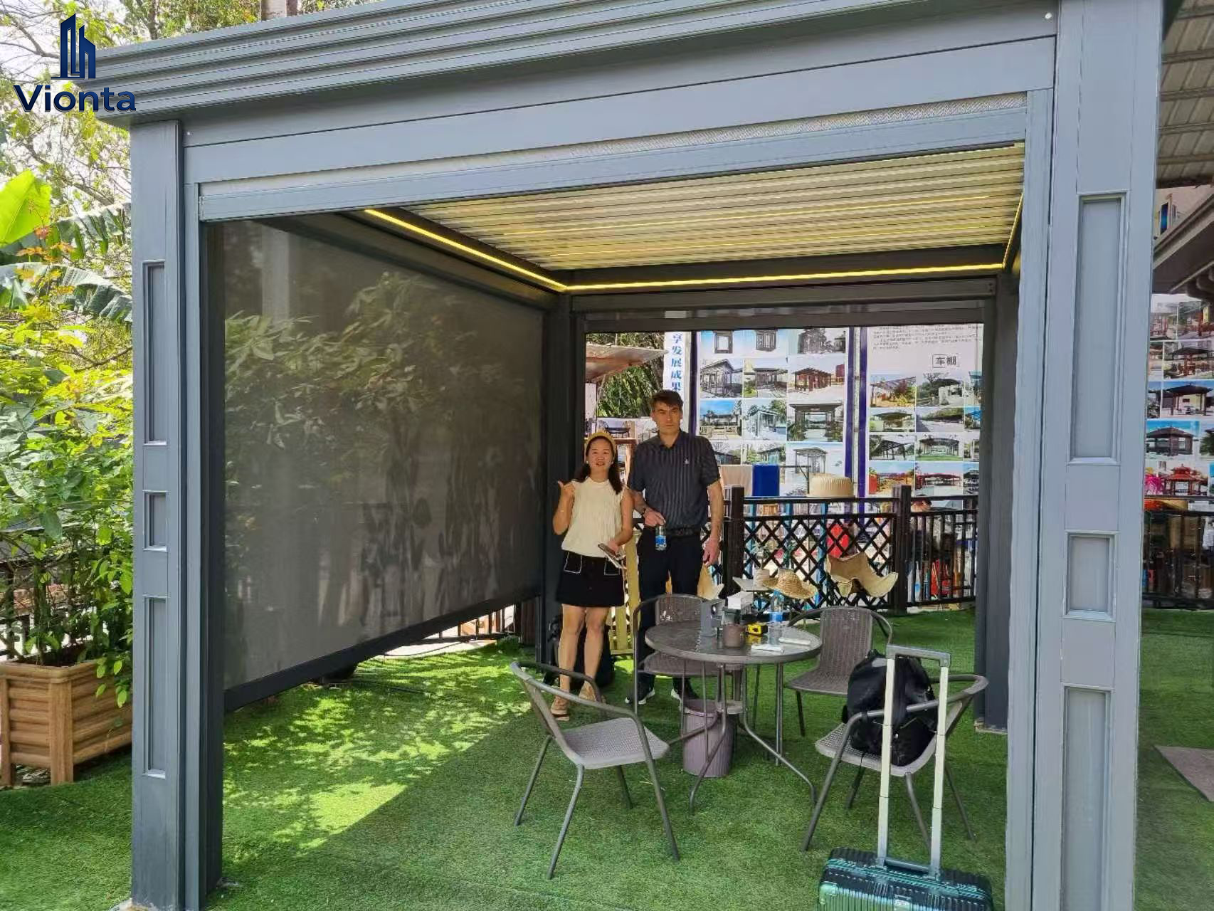 Gazebo ou pergola à persiennes : quelle est la vraie différence ?