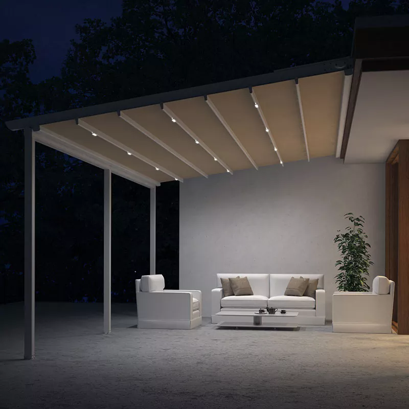 Comment la pergola rétractable en aluminium transforme-t-elle les espaces extérieurs ?