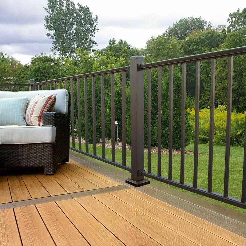 Garde-corps de terrasse en aluminium