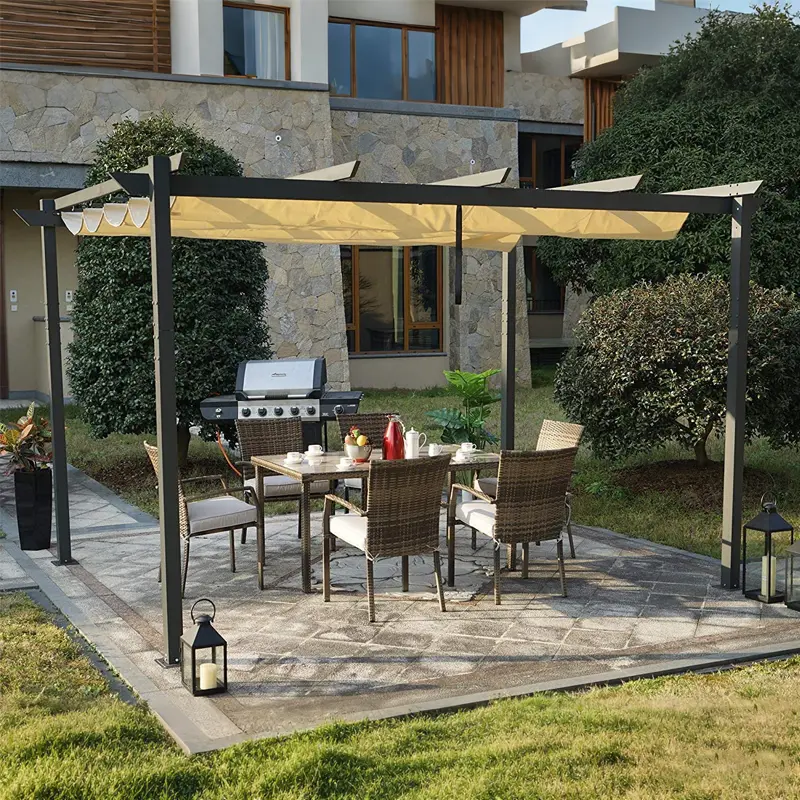 Pergola de terrasse en aluminium