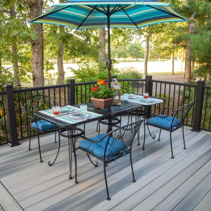 Garde-corps de terrasse en aluminium