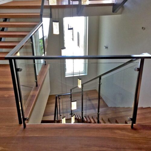 glass railing
